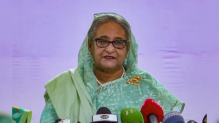 Sheikh Hasina Slams Yunus In First Address Since Ouster - PTI